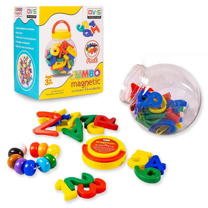 Jumbo Magnetic Alphabet and Numbers for Kids