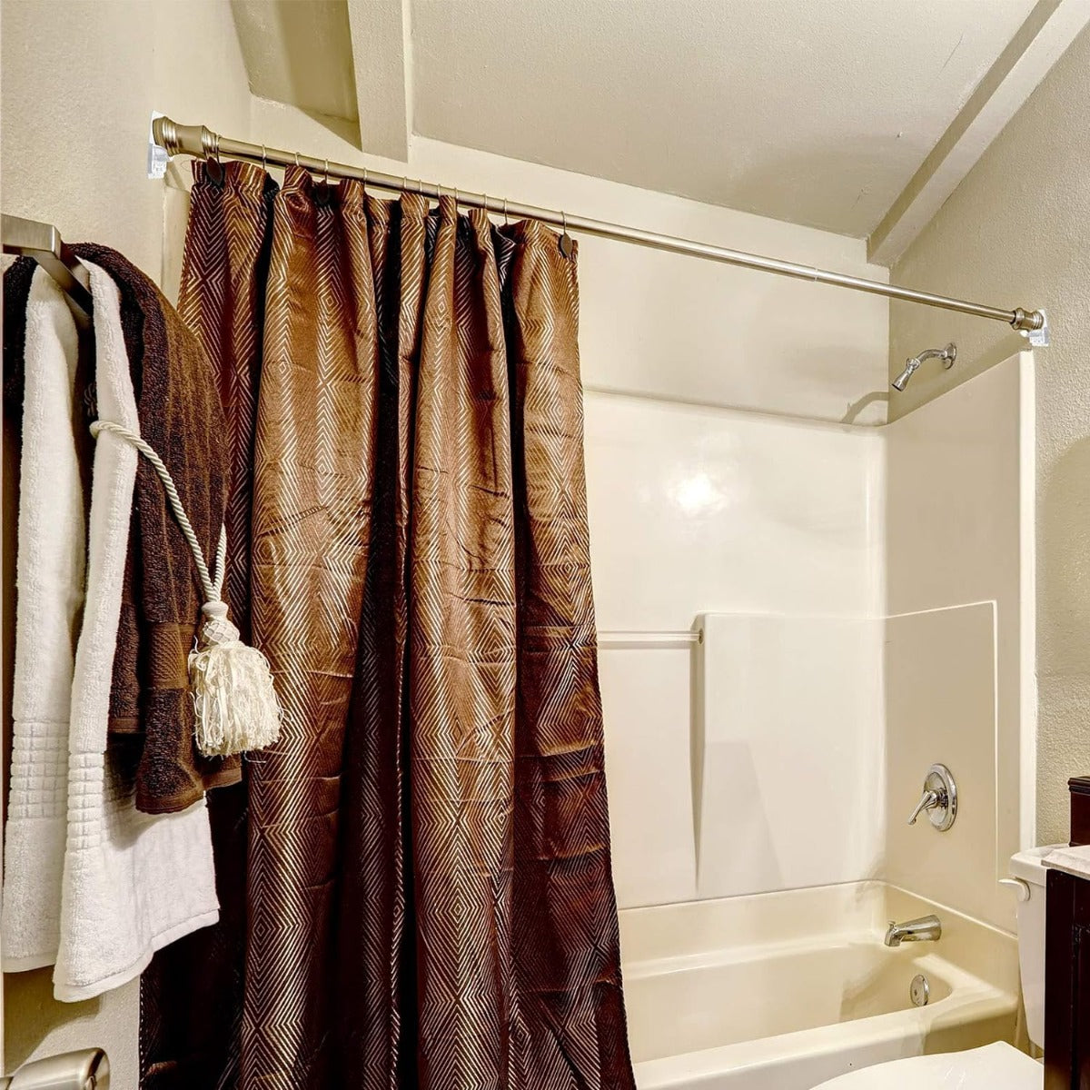 Adhesive Shower Curtain Rod Holder Tool