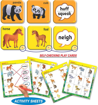 Animals Their Babies and Sounds Card