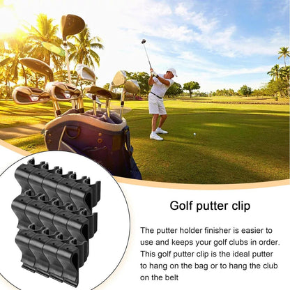 14Pcs Golf Club Bag Clip On Putter Clamp Holder Putting Organizer