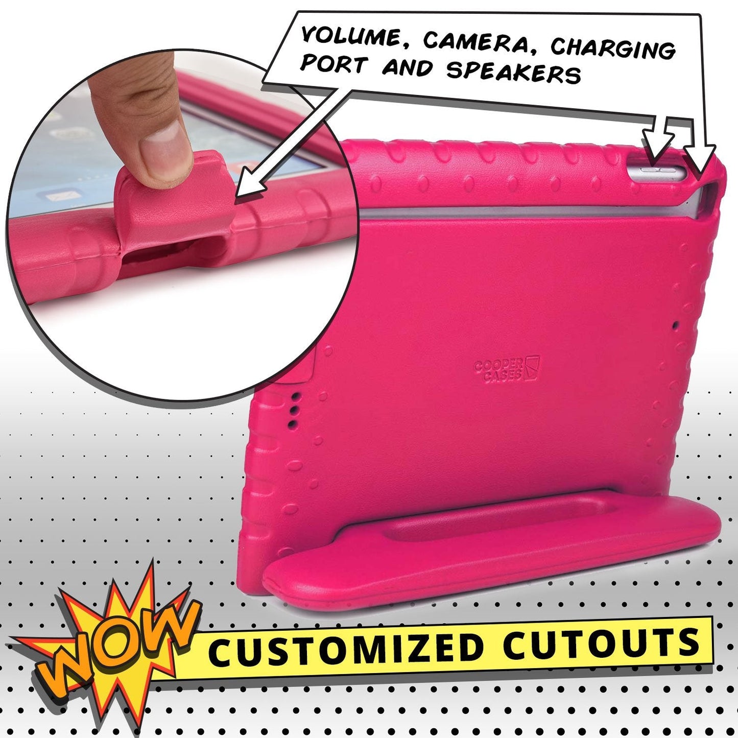 Tablet Kids Case - MINI 1/2/3/4 PINK/PURPLE-Pink-Series 1/2/3