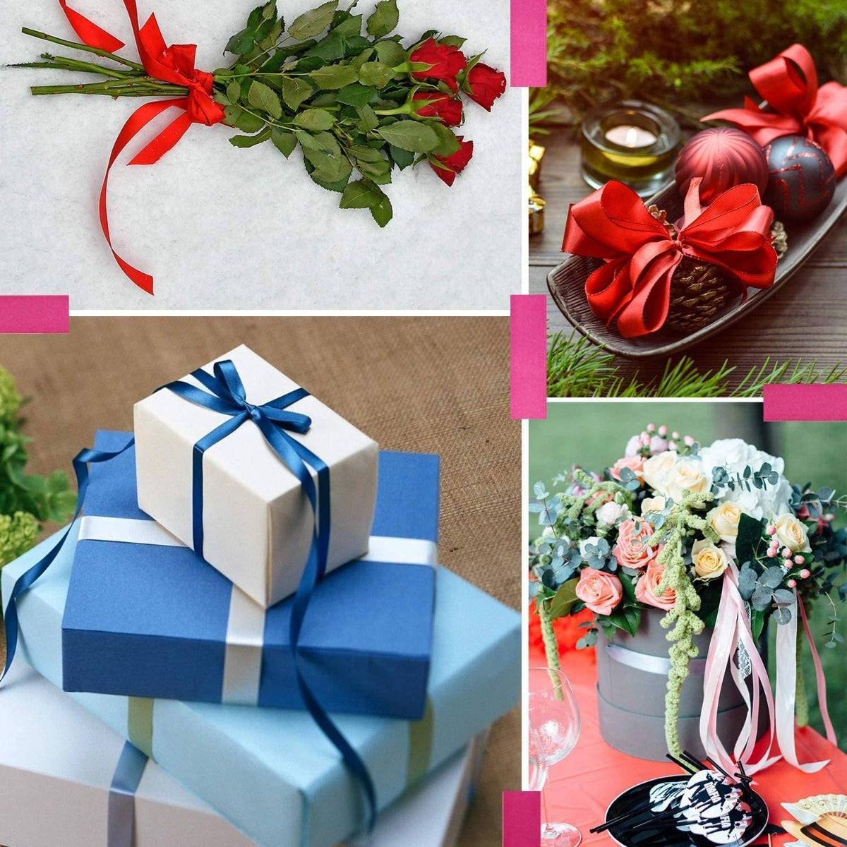 2 Pack Ribbon Crafts Gift DIY Wrap