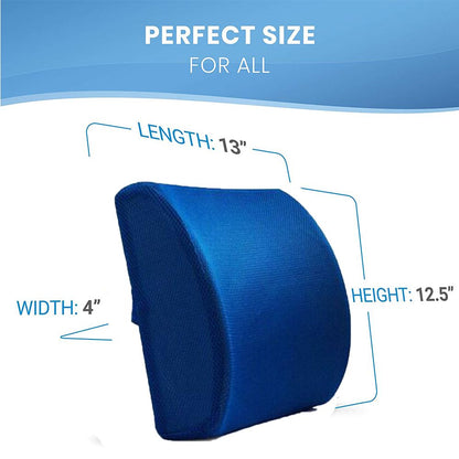 Memory Foam Seat Cushion -Blue