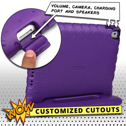 Tablet Kids Case - MINI 1/2/3/4 PINK/PURPLE-Purple-Series 1/2/3