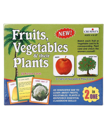 Vegetables and Their Plants Card Game