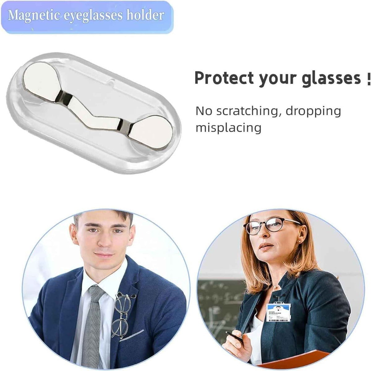 Magnetic Eyeglass Clip