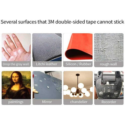 Double Sided Foam Mounting Tape Squares, 60 Pcs