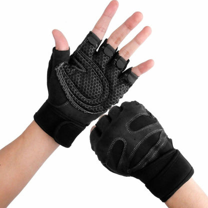 Half Finger Workout Gloves-XL