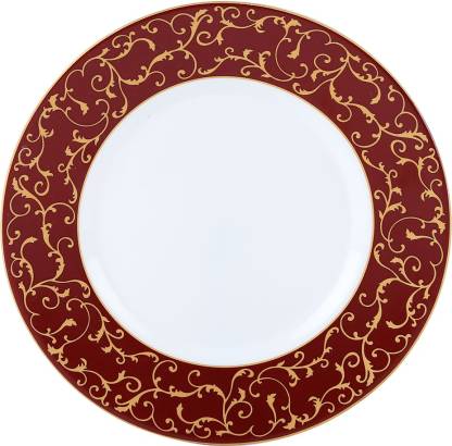 La Opal Glass Diva, Sovrana Collection, Opal Glass Dinner Set 35 Pieces-ANASSA RED