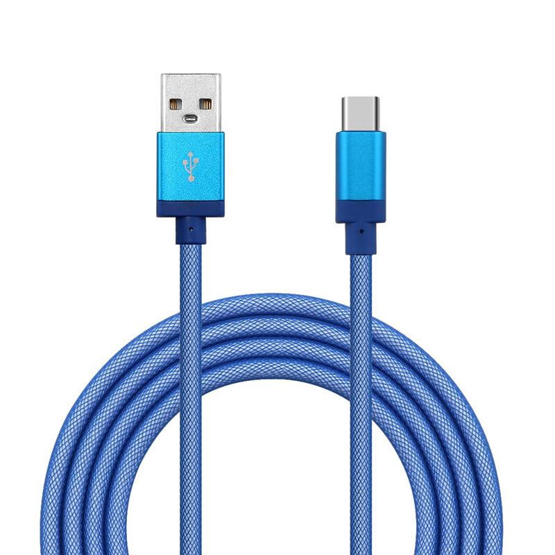 Type - C Fishing Net Braid Charging Cable