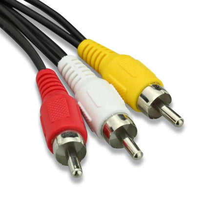 3 RCA Male to 6 RCA Female cable