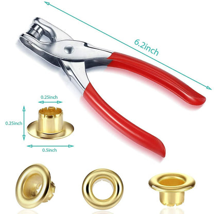 Grommet Eyelet Pliers Tool Kit