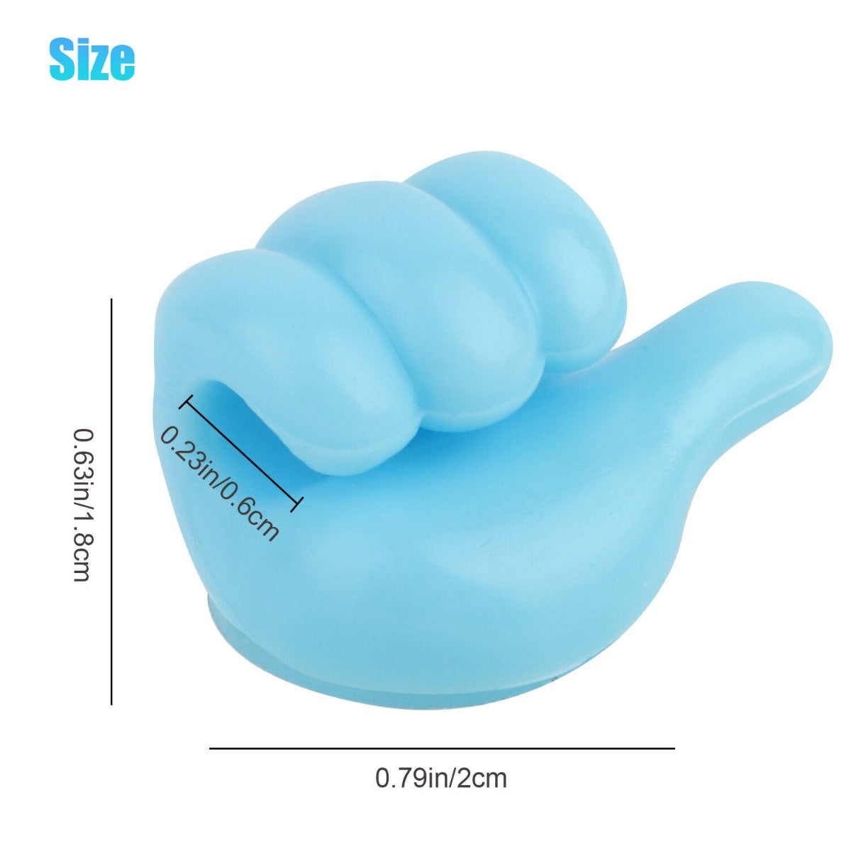 Thumb Shape Self Adhesive Hook