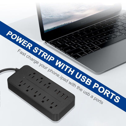 USB Surge Protector Power Strip