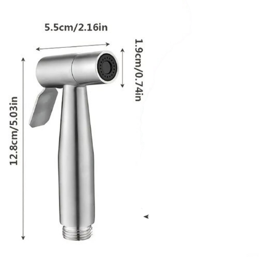 Stainless Steel Toilet Spray With Spring Hose