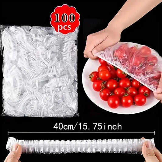 100Pcs/bag Disposable Food Cover
