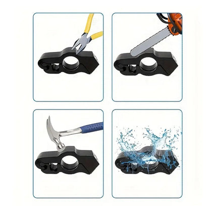 1 Set - Bicycle And Motorbike Handlebar Lock With 2 Keys