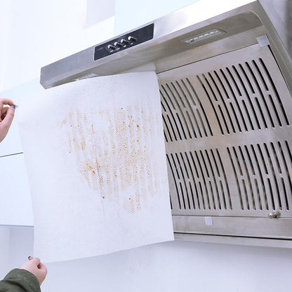 Self-cleaning Kitchen Range Hood Filter Screen Oil Suction Paper Anti Oil Stain Cotton Film Household