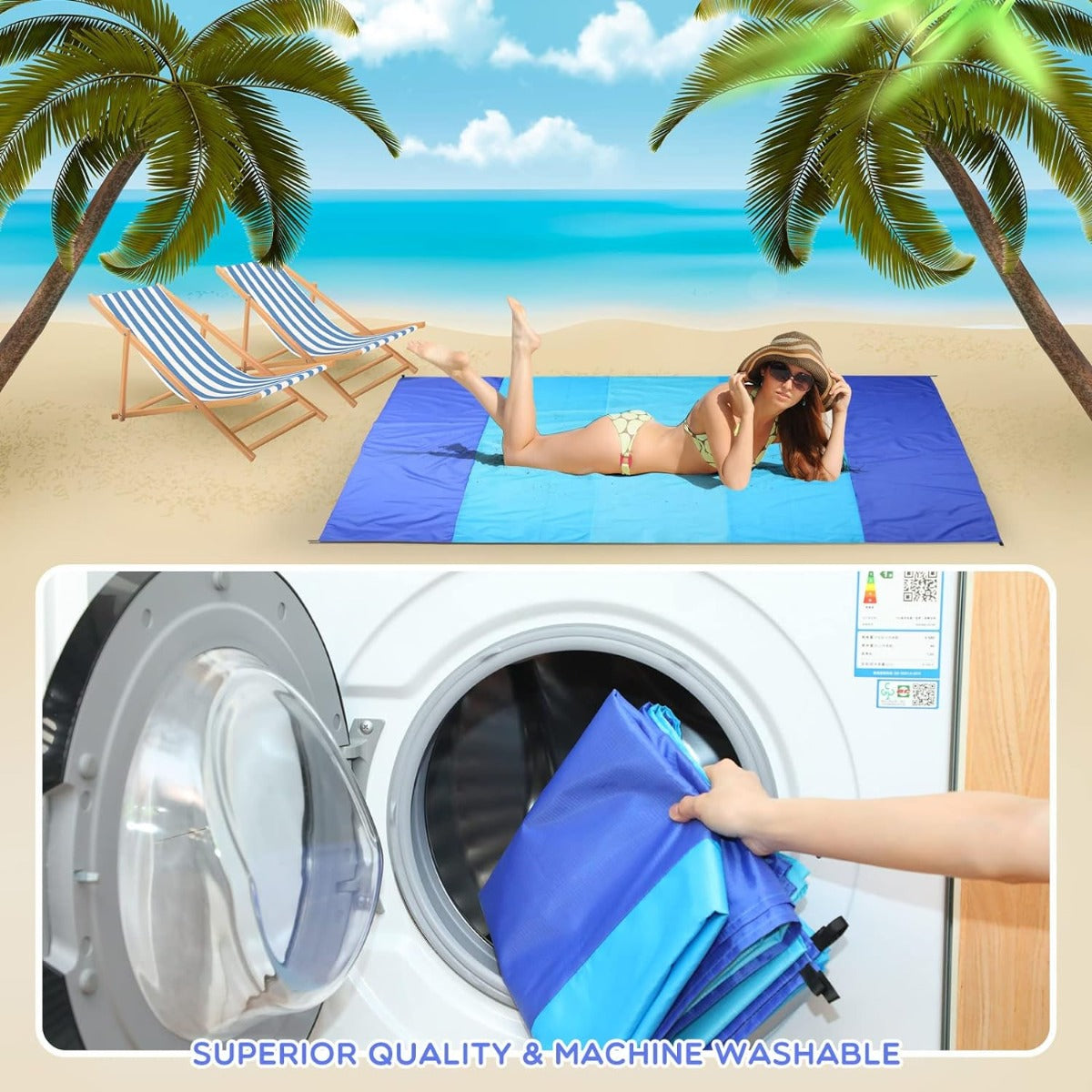 Waterproof Sandproof Beach Mat