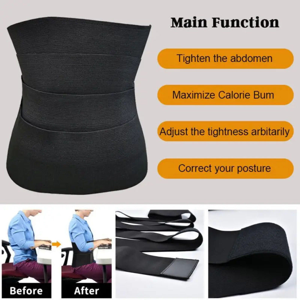 Adjustable Elastic Waist Support Wrap Belt