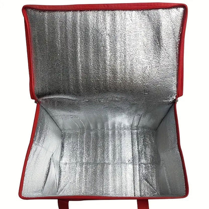 Portable Insulated Lunch Bag with Aluminum Foil Lining