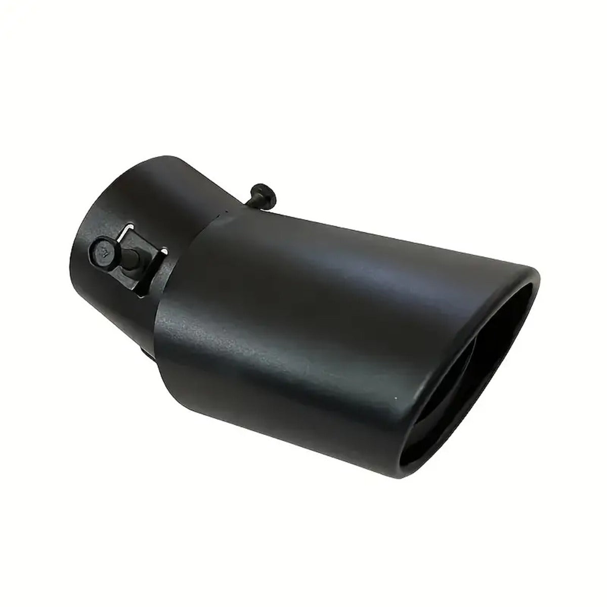 Black Universal Car Exhaust SS Tail Muffler Tip Pipe Car Vehicle Throat Exhaust System