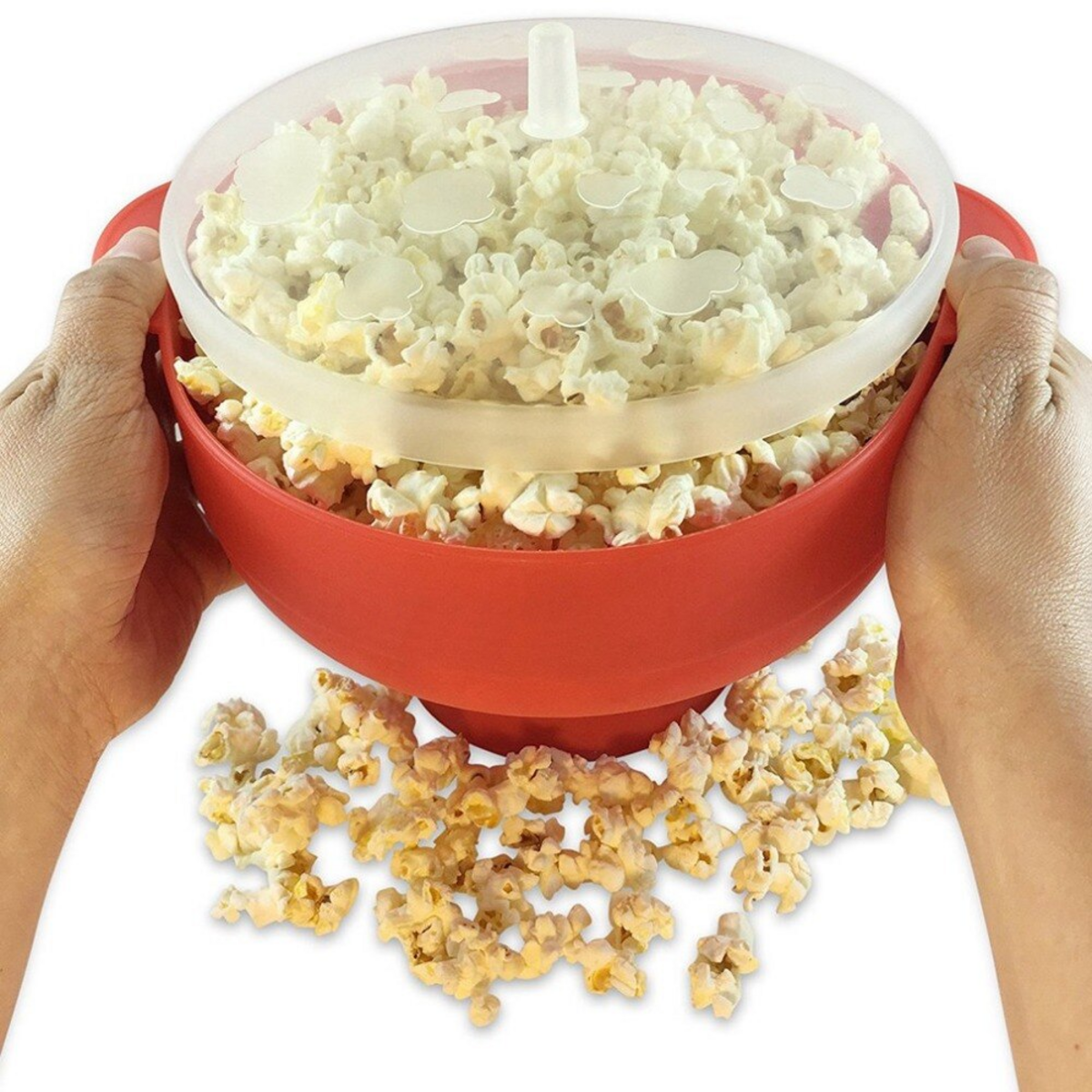 Microwaveable Silicone Popcorn Popper