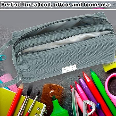 Pencil Case Pen Holder With Zipper Multi-purpose Bag
