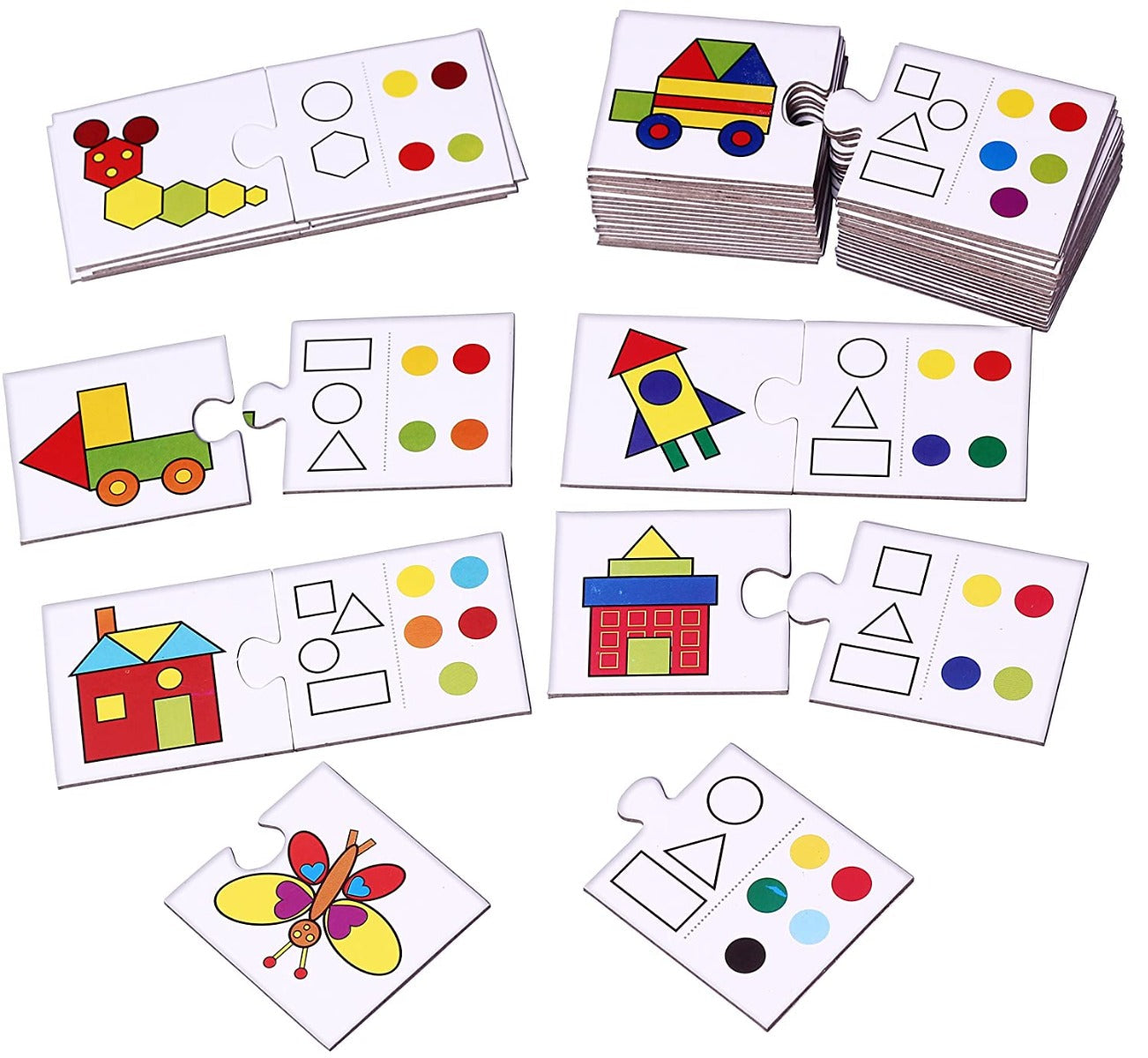 Shape & Colour Match- Cards