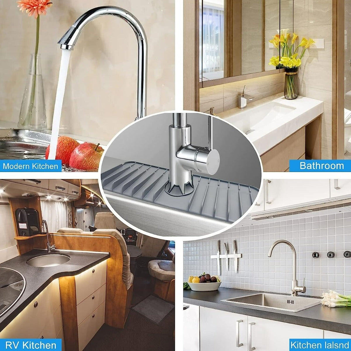 Silicone Faucet Drain Pad