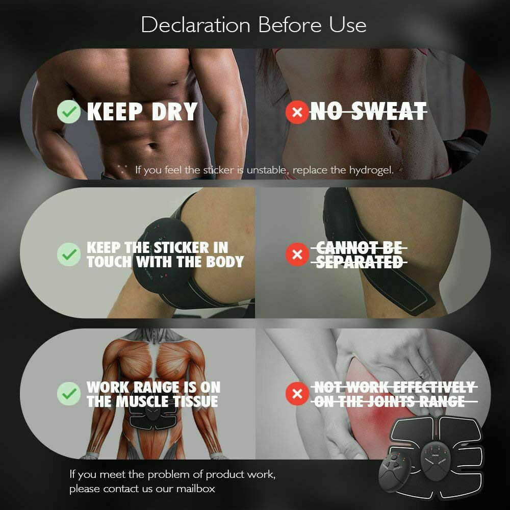 Abdominal Muscle Toner ABS Stimulator
