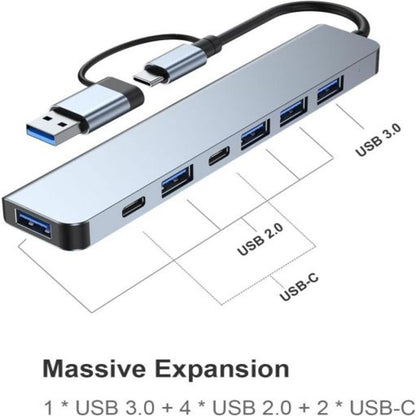 7 in 1 USB Spliter