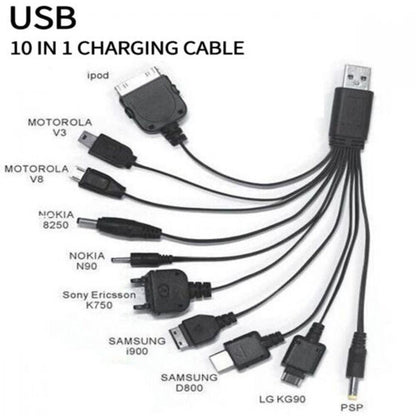 10 in 1 Multi-Cable Charger