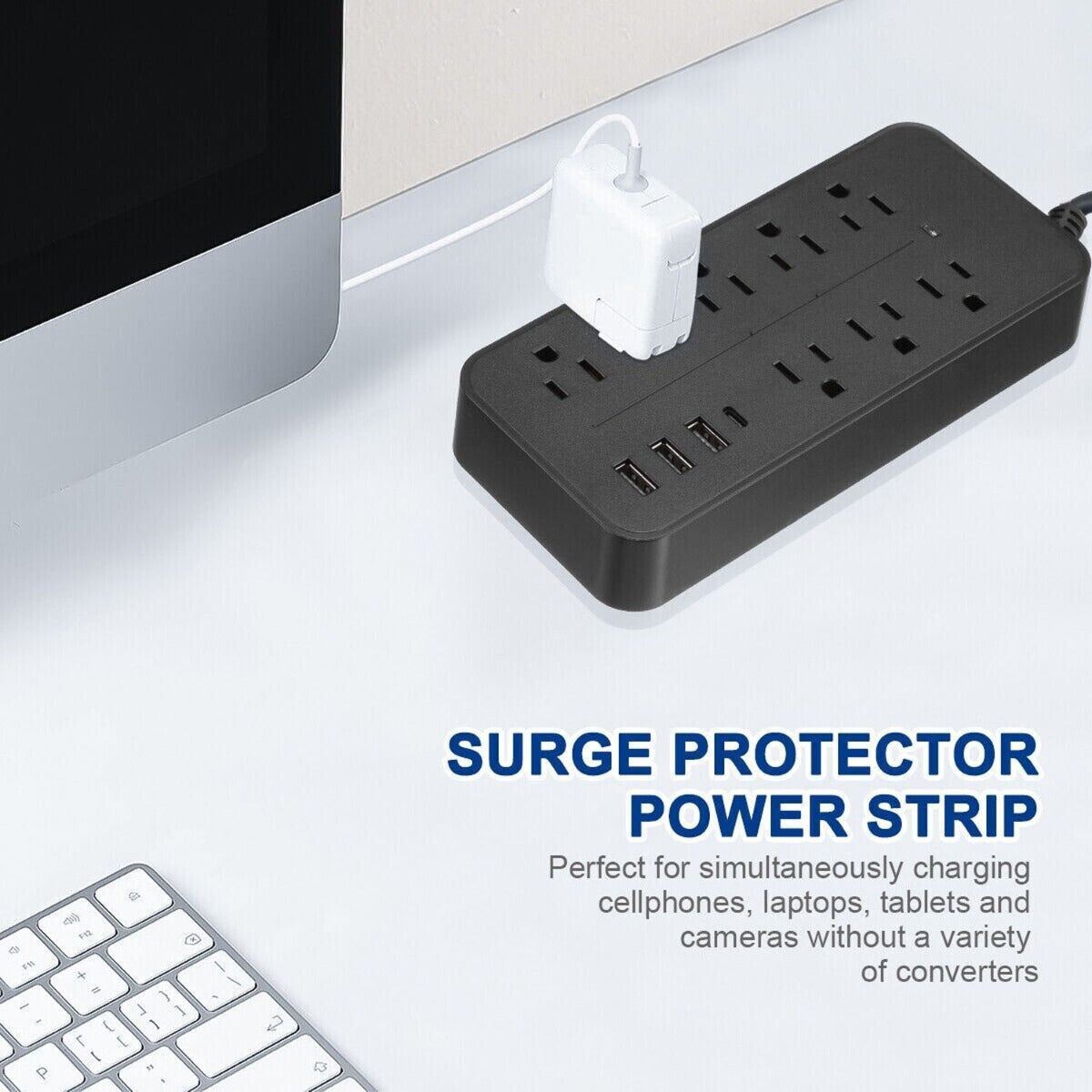 USB Surge Protector Power Strip