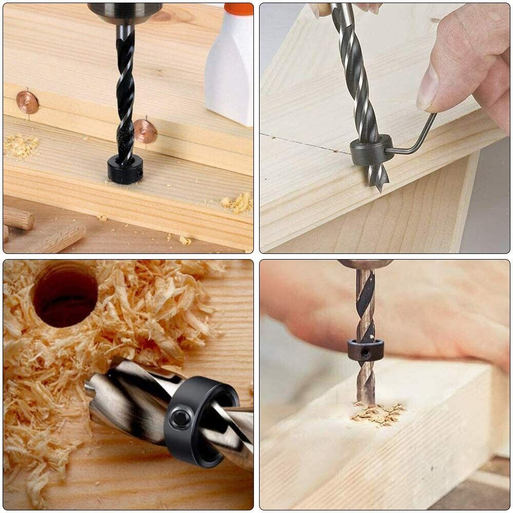 Drill Stop Bit Collar 9PCS