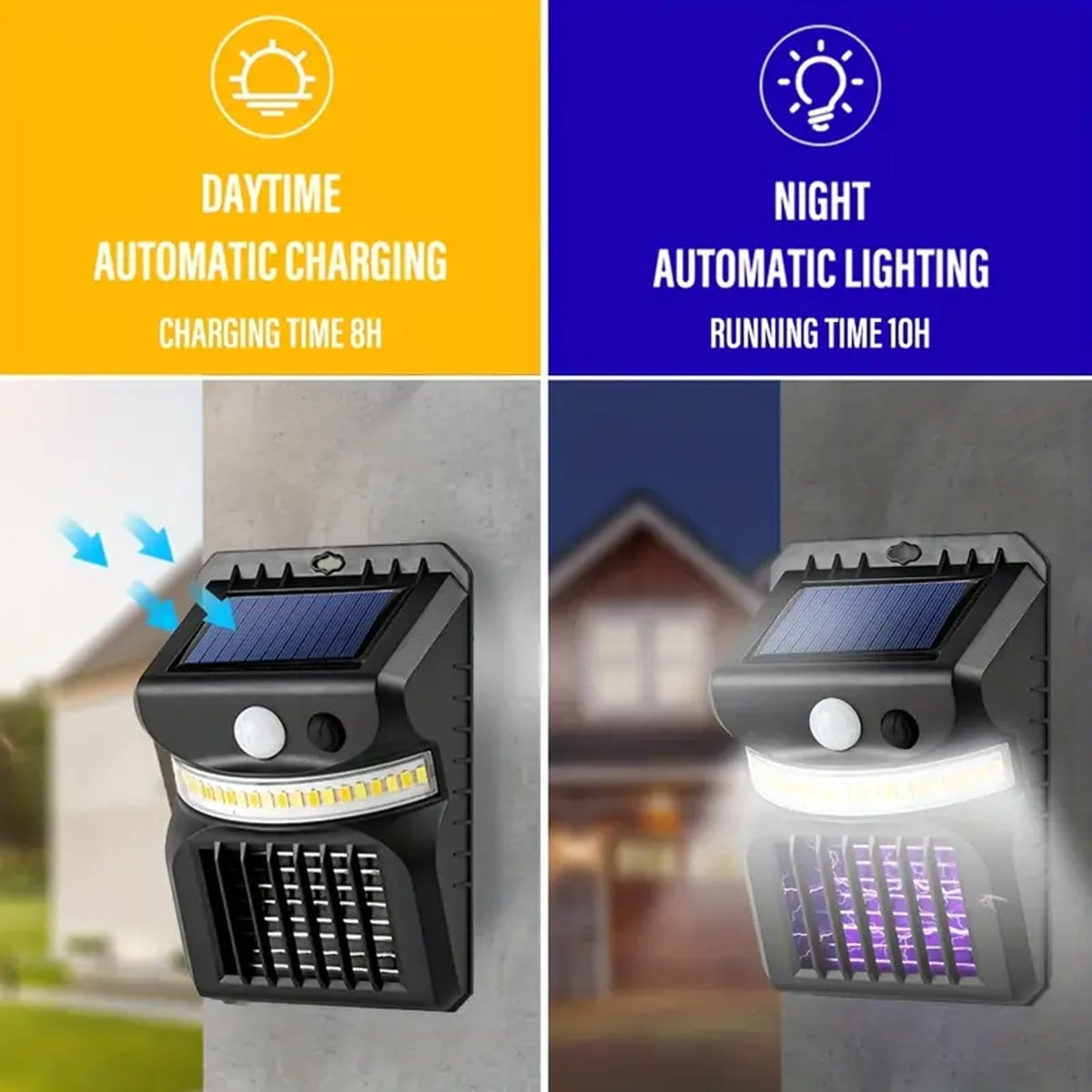 Outdoor Solar Light Mosquitos Killer Lamp