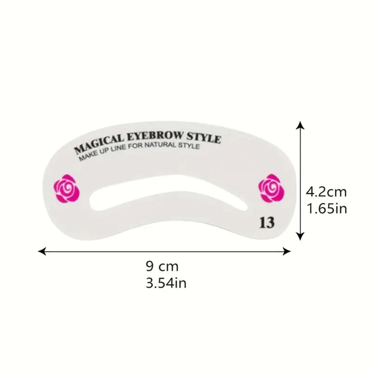 24 Styles Eyebrow Template Set