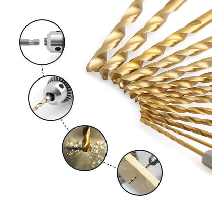 Titanium Twist Drill Bits Set of 50pcs