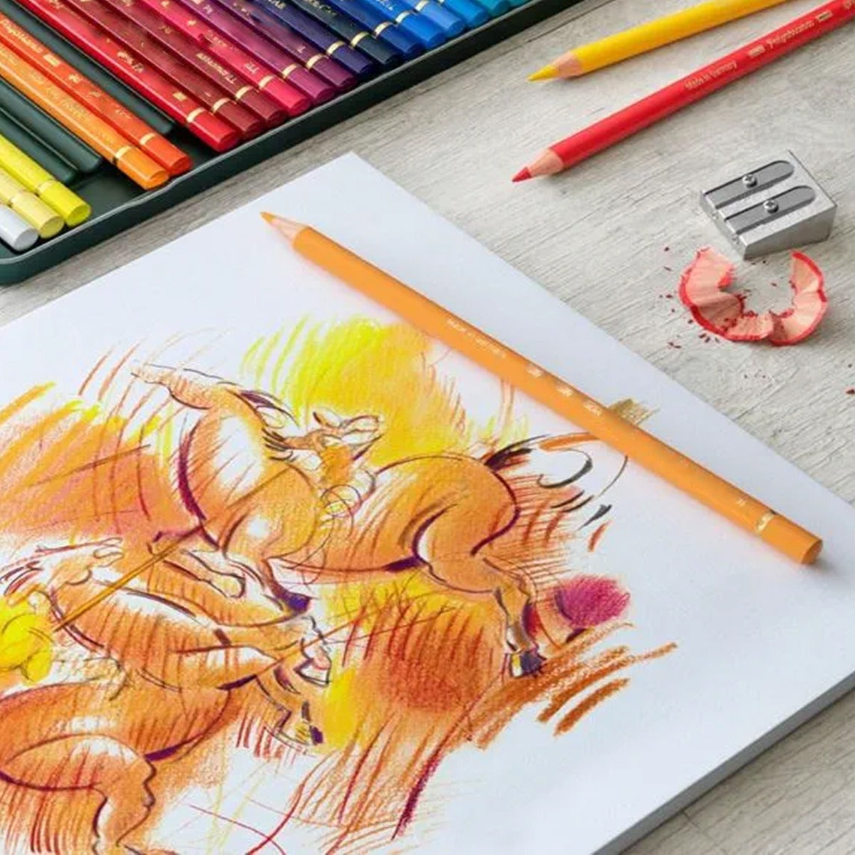 Colour Pencil Bright & Smooth Colouring 24 Shades