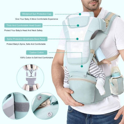 Baby Carrier With Waist Stool