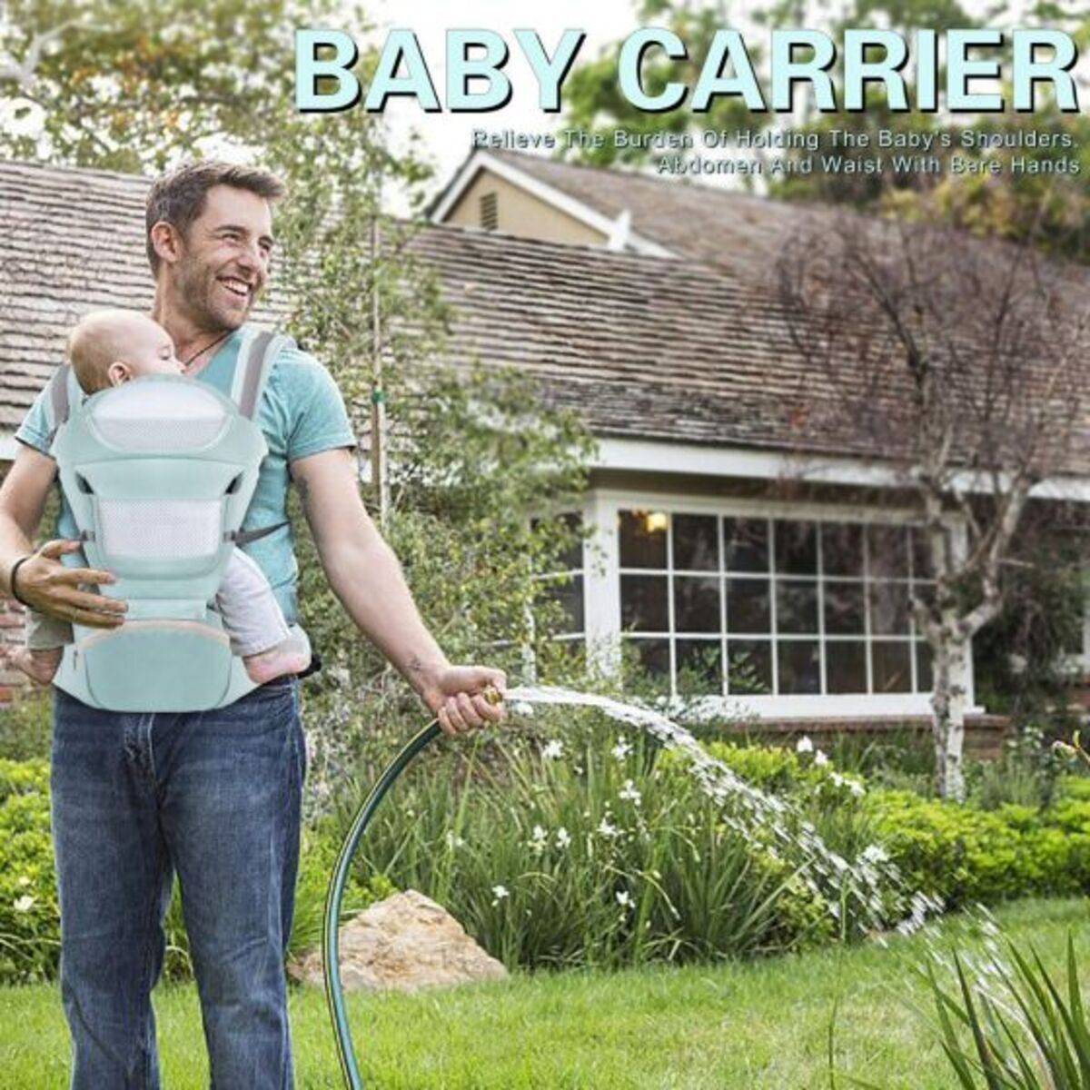 Baby Carrier With Waist Stool
