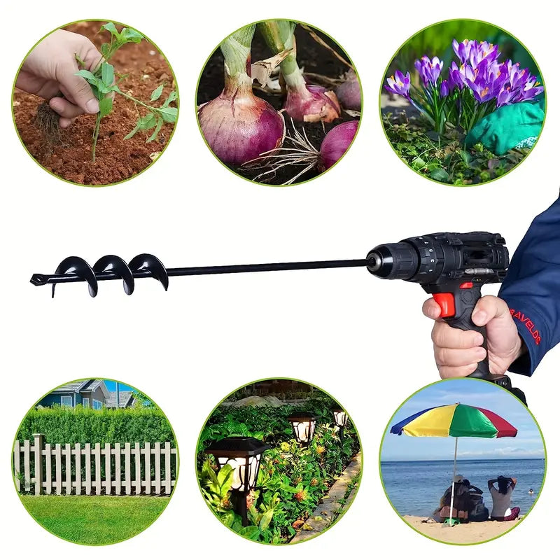 Garden Spiral Hole Drill Planter -6.6cm X 42cm