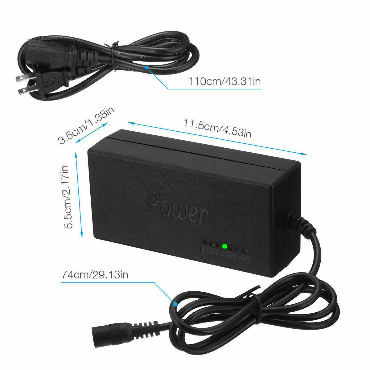96W Universal Laptop Power Charger