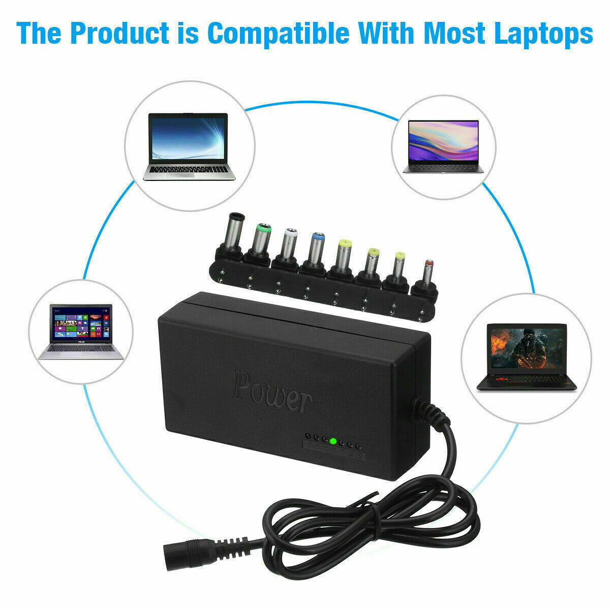 96W Universal Laptop Power Charger