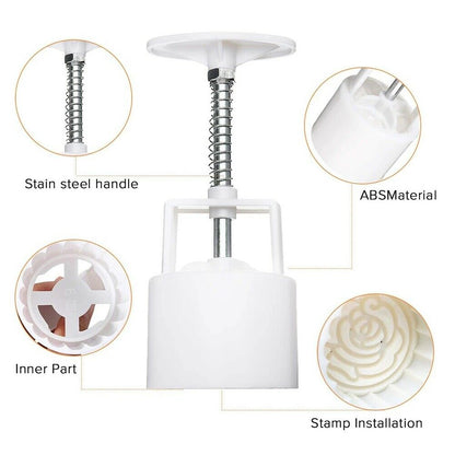 10Pcs/set Cake Mould With Stamps