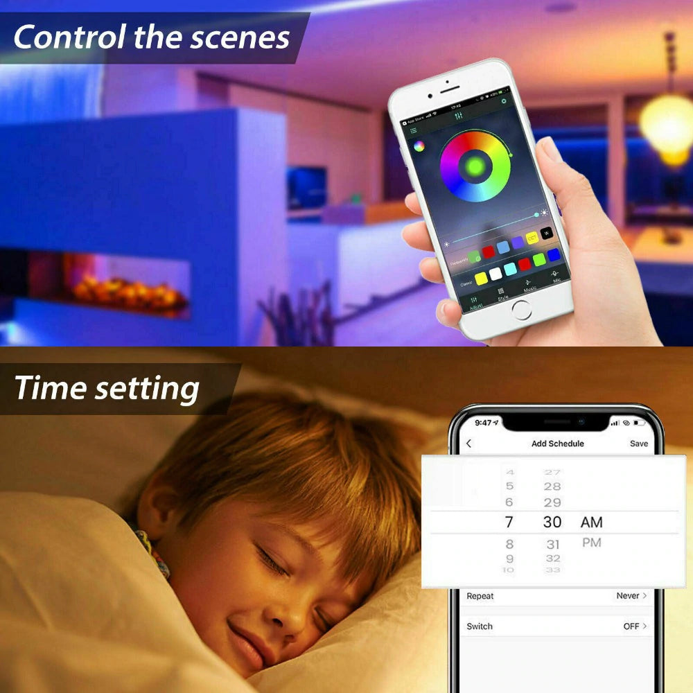 10M RGBW LED With APP Control & 10A Adapter