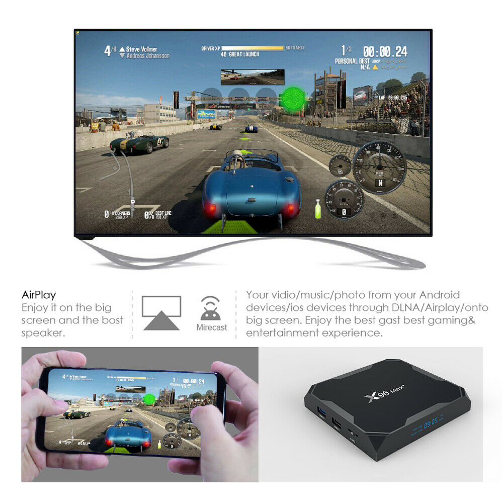 X96 MAX Android 9.0 TV Box 4GB+64GB