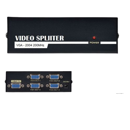 4 Port 200MHz VGA SPLITTER