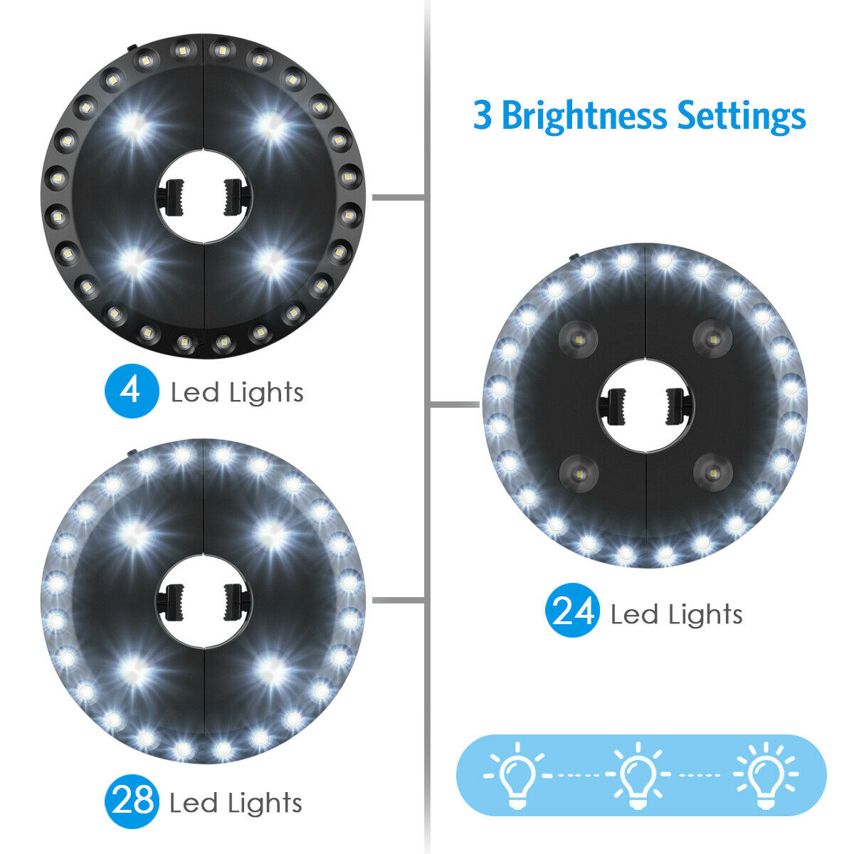 LED Patio Umbrella Night Lights