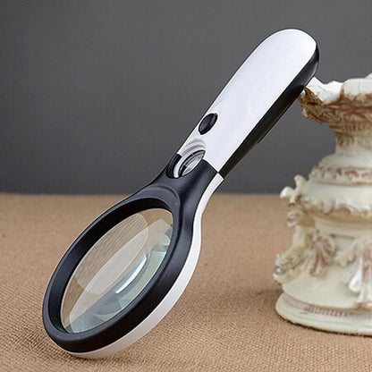 45X Magnifier Glass With LED Light